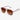 Lunettes de soleil carrées oversize à verres dégradés