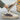 Kairo – Scarpe basse con punta tonda, stampa e lacci