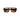 Lunettes de soleil rectangulaires avec verres teintés