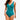 Maillot de bain une pièce femme cache-cœur
