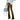Pantalon taille haute femme slim avec jambe évasée