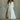 Abito maxi ricamato da donna con scollo a V