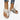 Sandales plates pour femme avec passant d’orteil