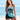 Tankini deux pièces avec col licou et short assorti
