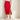 Gonna midi donna taglio a trapezio con spacco laterale