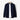 Men's straight-fit vest with front zipper closure