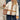 Doudoune courte matelassée vintage colorblock