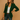 Blazer Ajustado de Manga Tres Cuartos