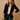Blazer Ajustado de Manga Tres Cuartos