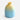 Vase en céramique multicolore forme angulaire