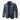 Chaqueta de franela para hombre con forro de tartán y bolsillos delanteros