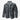 Chaqueta de franela para hombre con forro de tartán y bolsillos delanteros