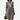 Vestito midi ricamato da donna con scollo a V