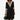 Vestito midi ricamato da donna con scollo a V