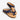 Sandali platform slip-on da donna con anello per alluce